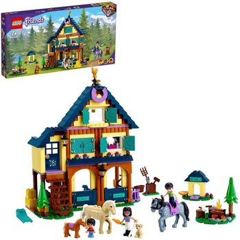 LEGO® 41683 Friends Le centre équestre de la forêt – Jouet Cheval avec Mini-Poupées pour Filles et Garçons