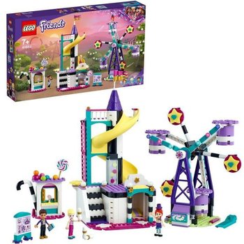 LEGO® 41689 Friends La grande roue et le toboggan magiques, parc d’attraction, parc d’attraction avec mini-poupées