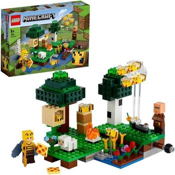 LEGO® 21165 Minecraft La ruche, Set de construction avec figurines d’apiculteur et de mouton, jouets 8+ pour garçons et filles
