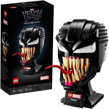 LEGO® Marvel Spider-Man 76187 Le Masque de Venom, Jeu de Construction pour Adulte, Modèle de Collection, Idée de Cadeau