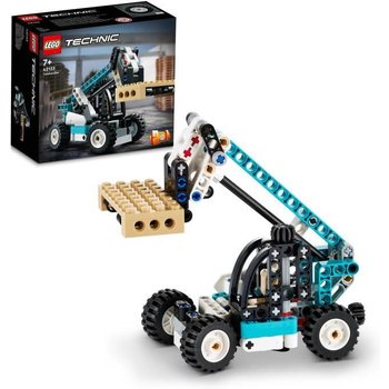 LEGO® 42133 Technic Le Chariot Élévateur, Modèle de Remorquage, Ensemble de Véhicules de Construction Enfants, Jouet Camion 2 en 1