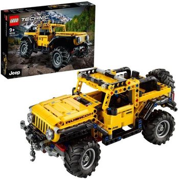 LEGO® Technic 42122 Jeep Wrangler Rubicon Modèle de collection de 4×4, SUV tout-terrain, jeu de construction de véhicule