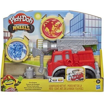 PLAY-DOH – Wheels – Mon premier camion de pompier avec 2 Pots de pâte à modeler atoxique – pour enfants – dès 3 ans
