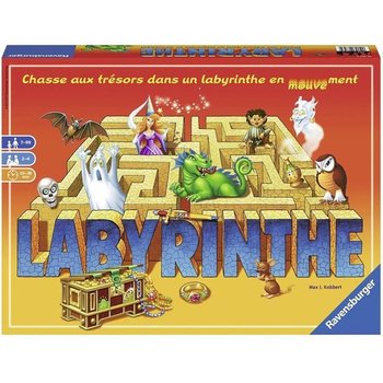 Labyrinthe – Ravensburger – Jeu de société famille – Chasse au trésor dans un labyrinthe en mouvement – Dès 7 ans