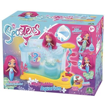 Seasters  , Bubble Aquarium avec poupée sirène surprise, Princesse qui se transforme en Sirène, avec accessoires secrets