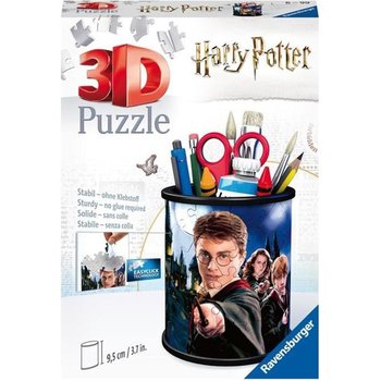 HARRY POTTER Puzzle 3D Pot à crayons – Ravensburger – Puzzle 3D enfant – sans colle – Pot à crayons 54 pièces – Dès 6 ans