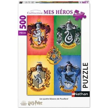 Puzzle N 500 p – Les quatre blasons de Poudlard / Harry Potter