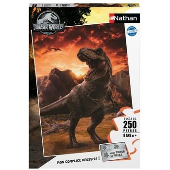JURASSIC WORLD 3 – Puzzle 250 pièces – Le Tyrannosaurus rex – Nathan