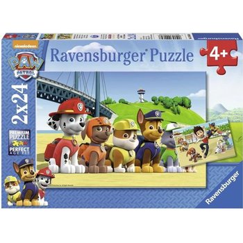 PAT’ PATROUILLE Puzzles 2×24 pièces – Chiens héroïques – Ravensburger – Lot de puzzles enfant – Dès 4 ans