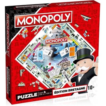 WINNING MOVES Puzzle Monopoly Bretagne 1000 pièces