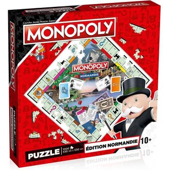 WINNING MOVES Puzzle Monopoly Normandie 1000 pièces