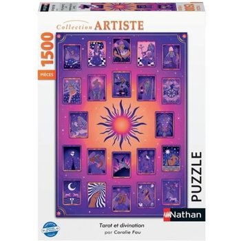 Nathan – Puzzle 1500 pièces – Tarot et divination / Coralie Fau