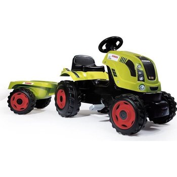 SMOBY CLAAS Tracteur à pédales Farmer XL + Remorque