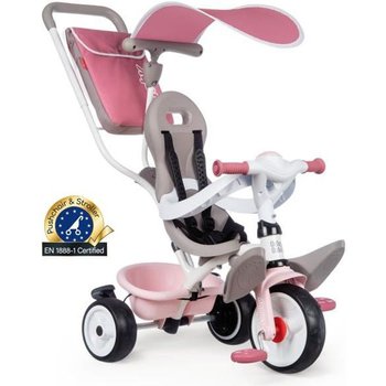 Tricycle Baby Balade Plus Rose – SMOBY