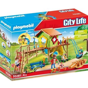 PLAYMOBIL – 70281 – Parc de jeux et enfants
