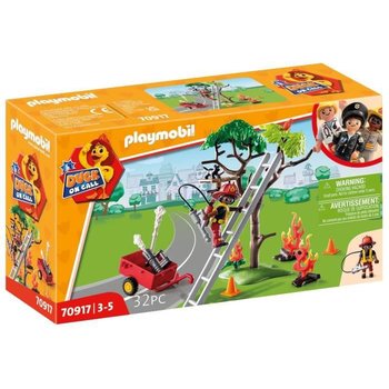 PLAYMOBIL – 70917 – DUCK ON CALL – Pompier et chat