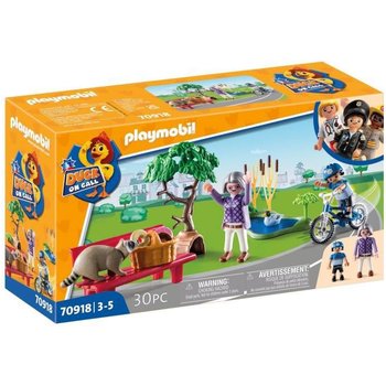 PLAYMOBIL – 70918 – DUCK ON CALL – Policière et animaux