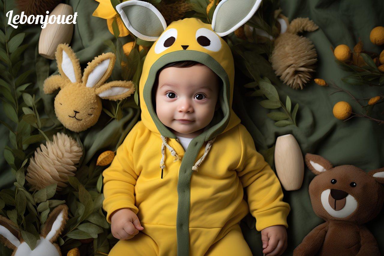 Adorable bébé Pikachu prêt pour un costume Pokémon de groupe amusant et créatif !